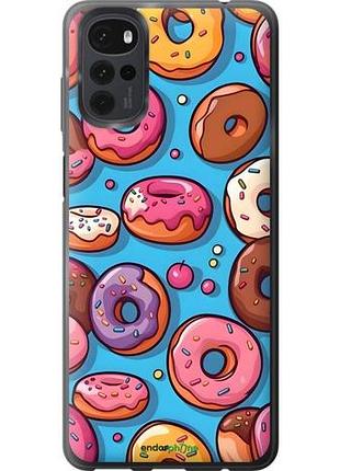 Чехол на motorola g22 пончики моторола г22