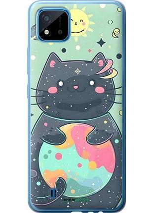 Чохол на realme c20a милий котик