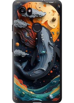 Чохол на google pixel 2 xl кит у космосі