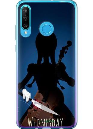 Чехол на huawei p30 lite wednesday "5515u-1651-10746"