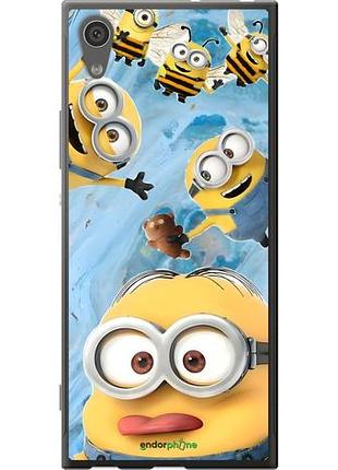 Чехол на sony xperia xa1 g3112 миньоны сони эксперия ха1 г3112