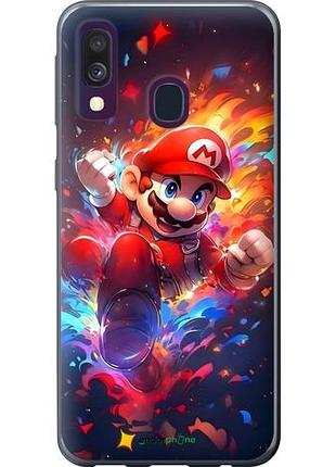 Чехол на samsung galaxy a40 2019 a405f супер марио самсунг а40 2019 а405ф
