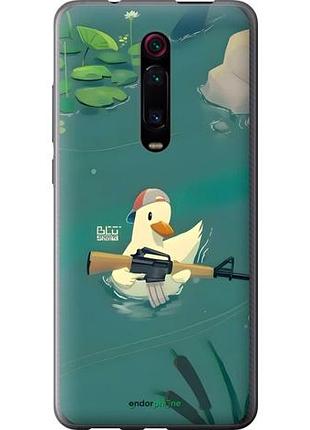 Чехол на xiaomi redmi k20 pro уточка с автоматом сяоми редми к20 про