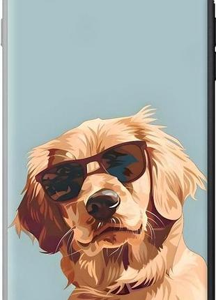 Чехол на iphone 8 plus пес в очках айфон 8 плюс
