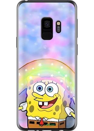 Чехол на samsung galaxy s9 спанч боб, sponge bob самсунг с9