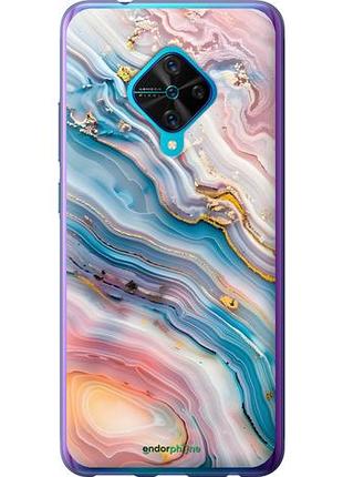 Чехол на vivo v17 мрамор красивый виво в17