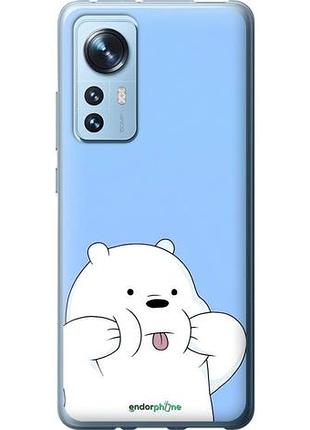 Чехол на xiaomi 12x милый мишка сяоми 12х