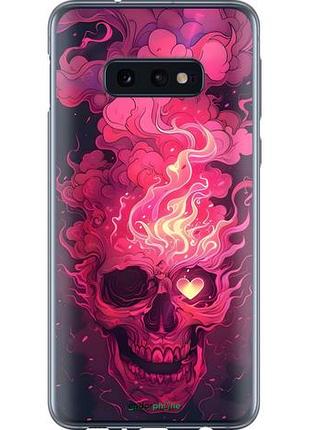 Чохол на samsung galaxy s10e череп арт