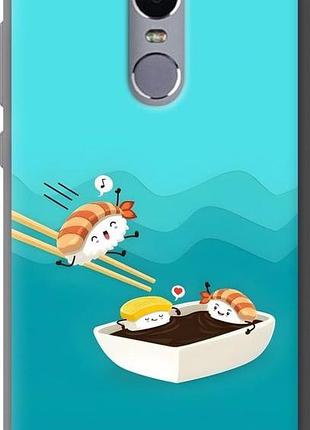 Чехол на xiaomi redmi note 4 суши сяоми редми ноут 4