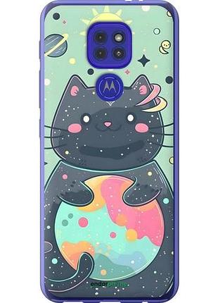 Чохол на motorola g9 play милий котик