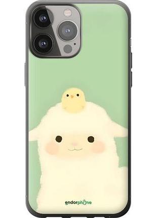 Чехол на iphone 13 pro max барашек и ципленок айфон 13 про макс