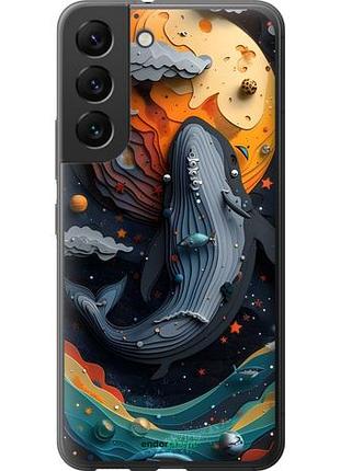 Чехол на samsung galaxy s22 кит в космосе самсунг с22