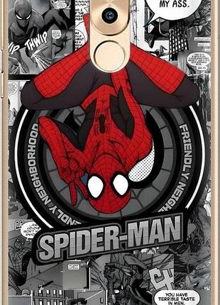 Чехол на huawei mate 9 lite человек паук, spiderman хуавей мейт 9 лайт