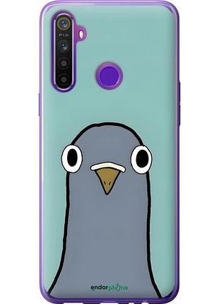 Чехол на realme 5 голубь риалми 5