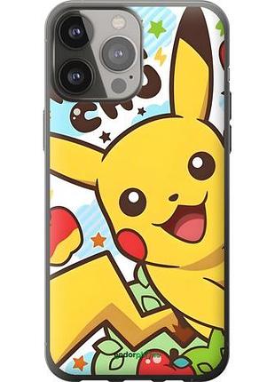 Чехол на iphone 13 pro max пикачу 2 айфон 13 про макс2