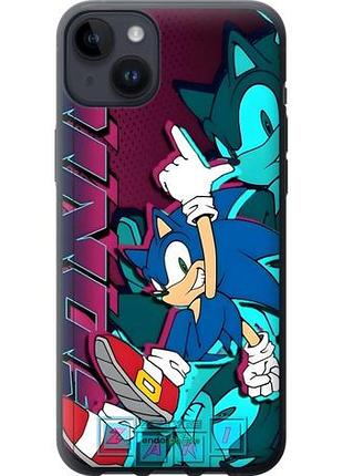 Чехол на iphone 14 plus соник sonic айфон 14 плюс