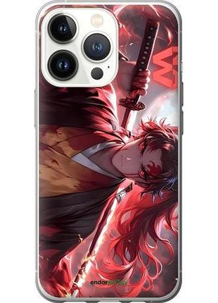Чехол на iphone 13 pro аниме самурай айфон 13 про
