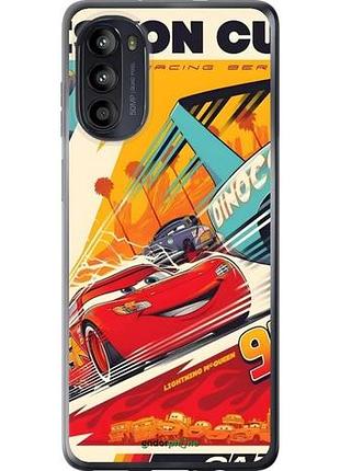 Чехол на motorola moto g52 тачки моторола мото г52