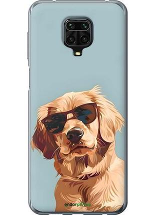 Чехол на xiaomi redmi note 9s пес в очках сяоми редми ноут 9с