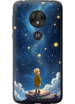 Чехол на motorola moto g7 play маленький принц моторола мото г7 плей