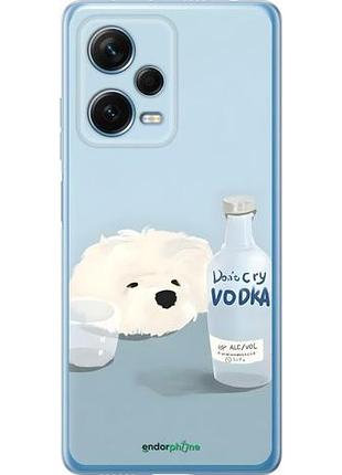 Чехол на xiaomi redmi note 12 pro+ 5g пес водка сяоми редми ноут 12 про+ 5г