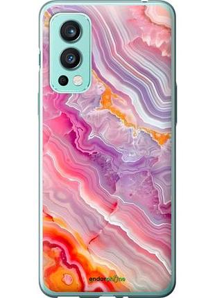 Чехол на oneplus nord 2 мрамор 2