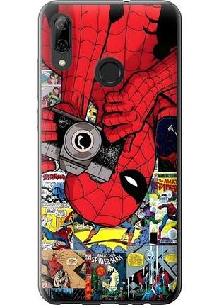 Чехол на huawei p smart 2019 человек паук, spiderman 2 хуавей п смарт 2019 2