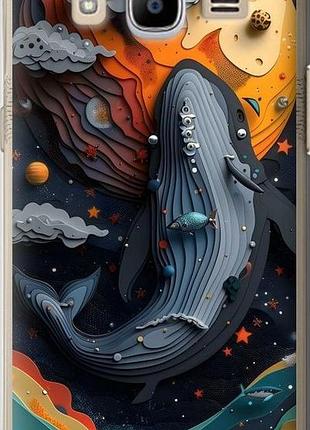 Чехол на samsung galaxy j2 (2016) j210 кит в космосе самсунг й2 (2016) й210