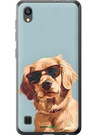 Чехол на zte blade a5 2019 пес в очках зте блейд а5 2019