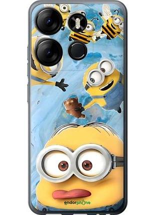 Чехол на infinix smart 7 миньоны инфикс смарт 7