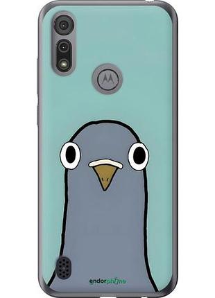 Чехол на motorola e6i голубь моторола е6и