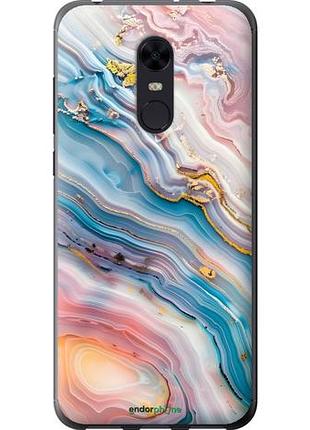 Чехол на xiaomi redmi 5 plus мрамор красивый сяоми редми 5 плюс
