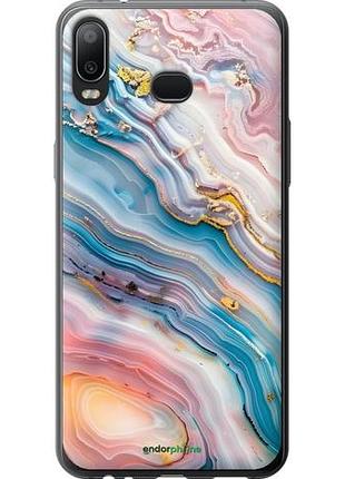 Чехол на samsung galaxy a6s мрамор красивый самсунг а6с