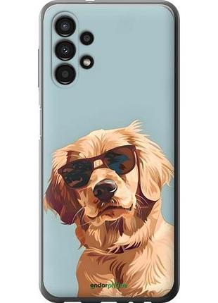 Чехол на samsung galaxy a13 a135f пес в очках самсунг а13 а135ф