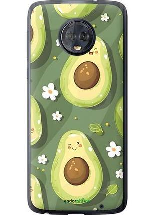 Чехол на motorola moto g6 plus авокадо моторола мото г6 плюс