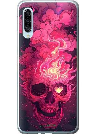 Чехол на samsung galaxy a90 5g череп арт