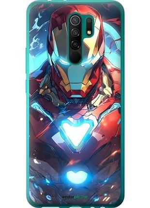 Чехол на xiaomi redmi 9 железный человек сяоми редми 9