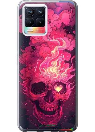 Чохол на realme 8 череп арт