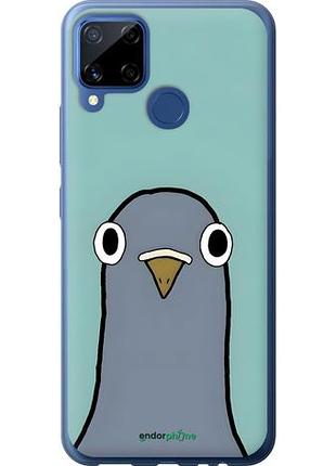 Чохол на realme c15 блакитний