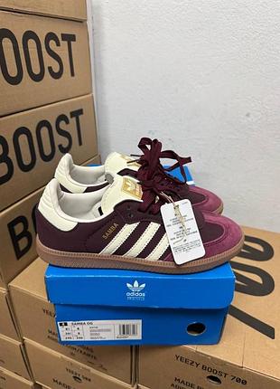 Adidas samba og maroon