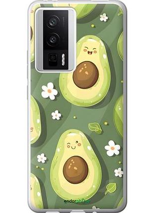 Чехол на xiaomi redmi k60 авокадо сяоми редми к60