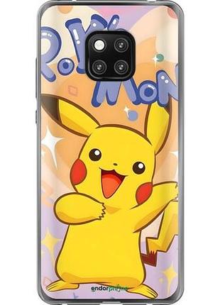 Чехол на huawei mate 20 pro пикачу