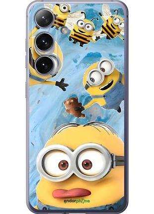 Чехол на samsung galaxy s24 plus миньоны самсунг с24 плюс
