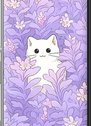 Чехол на sony xperia m5 e5633 котик в цветах сони эксперия м5 е5633