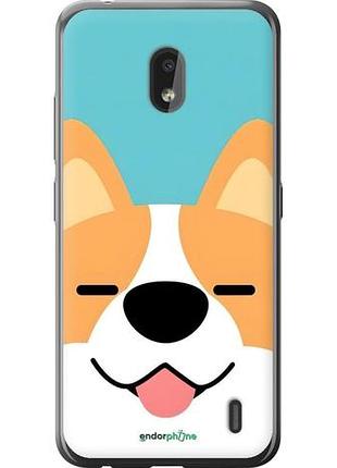 Чехол на nokia 2.2 забавный корги нокиа 2.2