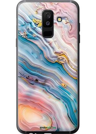 Чехол на samsung galaxy a6 plus 2018 мрамор красивый самсунг а6 плюс 2018