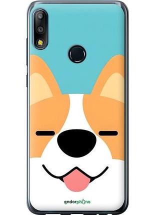 Чехол на asus zenfone max pro m2 zb631kl забавный корги асус зенфон макс про м2 зетб631кл
