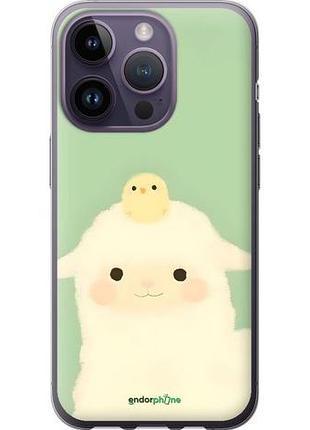 Чохол на iphone 14 pro барашок і циплівок