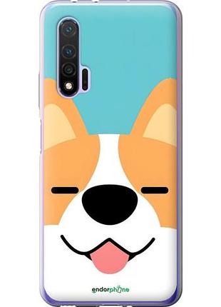 Чехол на huawei nova 6 забавный корги хуавей нова 6
