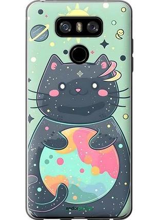 Чехол на lg g6 милый котик лг г6